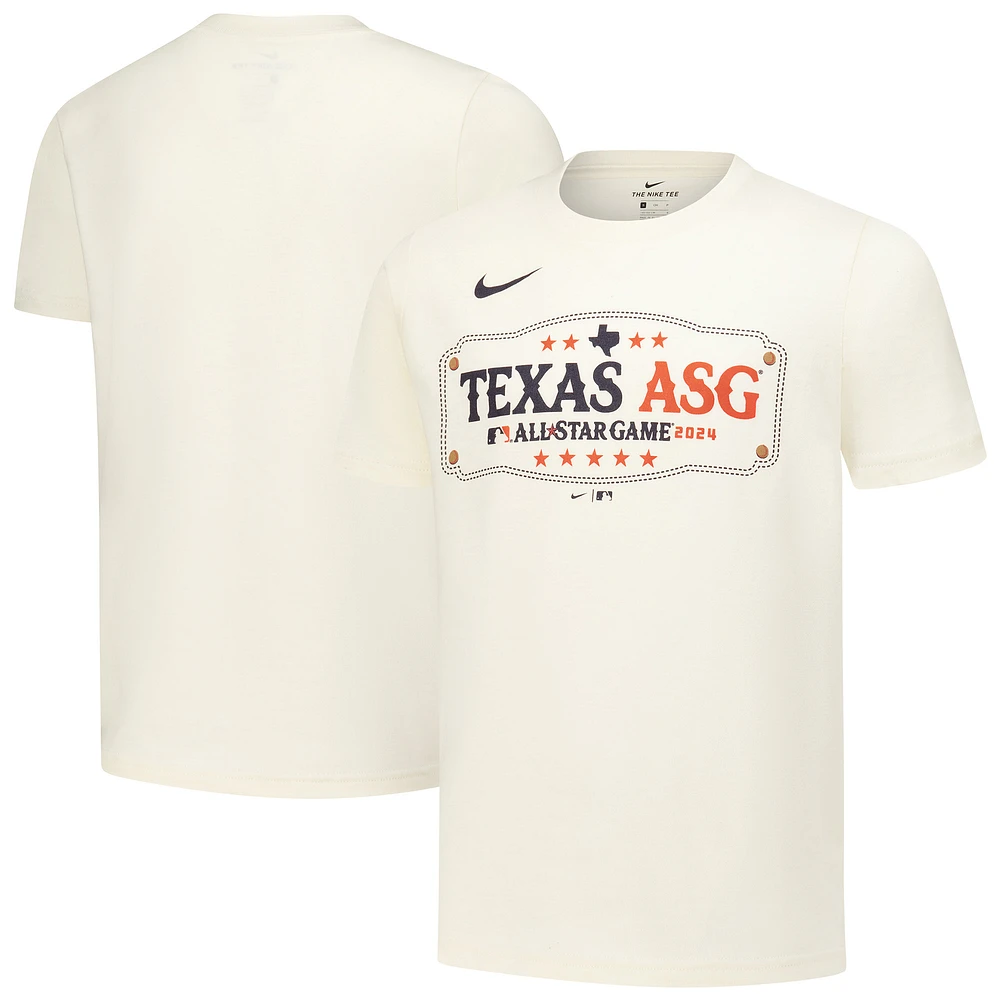 Youth Nike Cream 2024 MLB All-Star Game Graphic T-Shirt