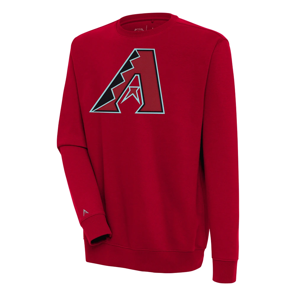 Men's Antigua Red Arizona Diamondbacks Victory Pullover Sweatshirt