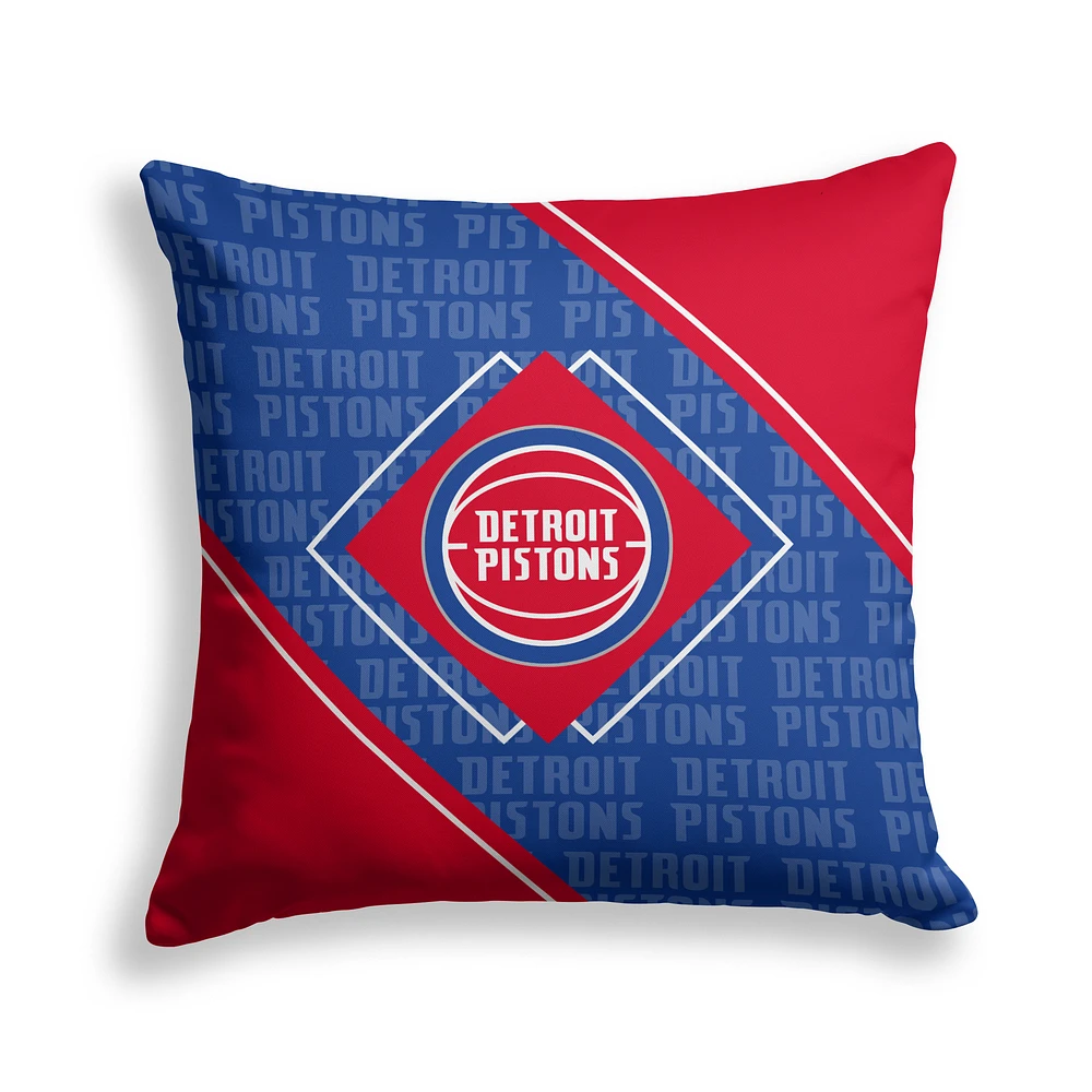 Pegasus Detroit Pistons 18" x 18" Diamond Boxed Decor Pillow