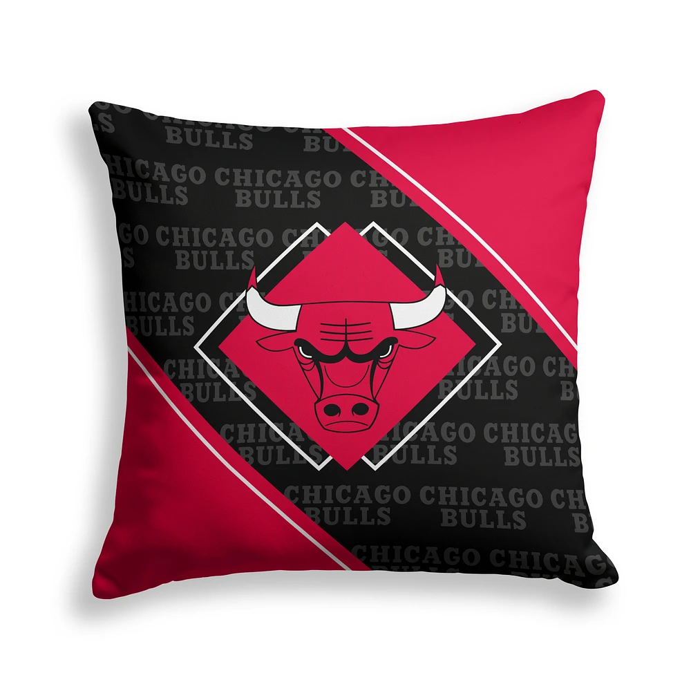 Pegasus Chicago Bulls 18" x 18" Diamond Boxed Decor Pillow