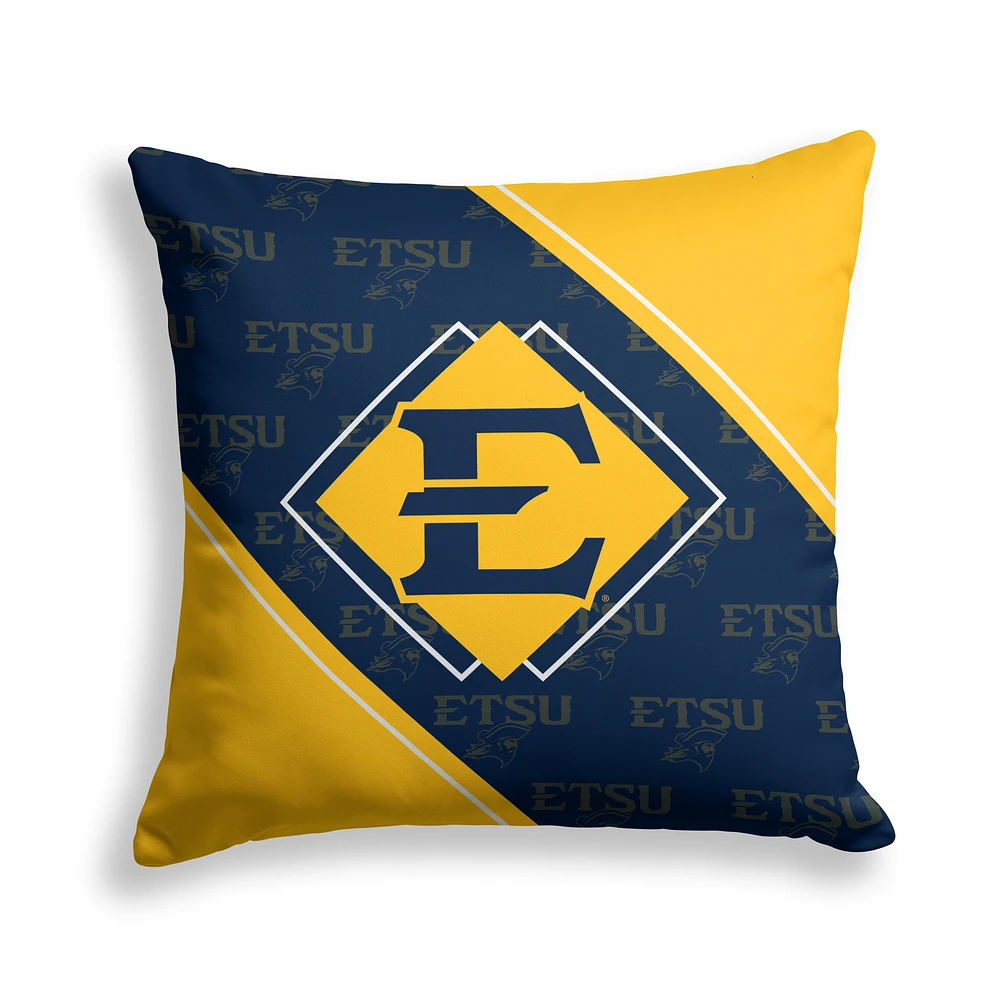 Pegasus ETSU Buccaneers 18" x 18" Diamond Boxed Decor Pillow