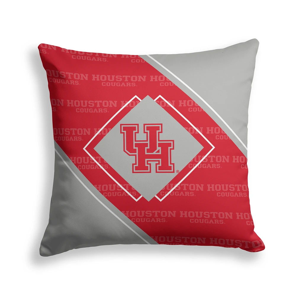 Pegasus Houston Cougars 18" x 18" Diamond Boxed Decor Pillow