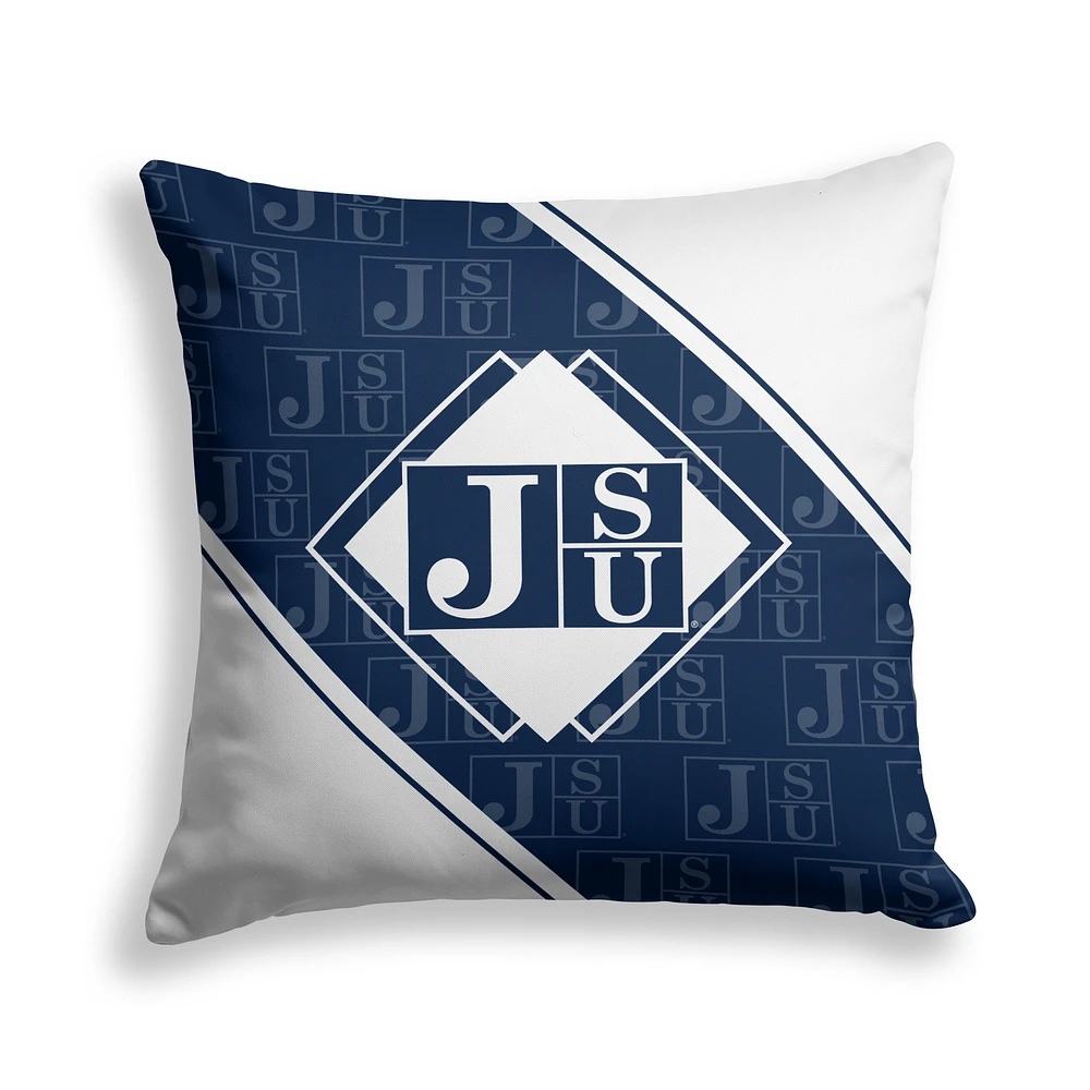 Pegasus Jackson State Tigers 18" x 18" Diamond Boxed Decor Pillow