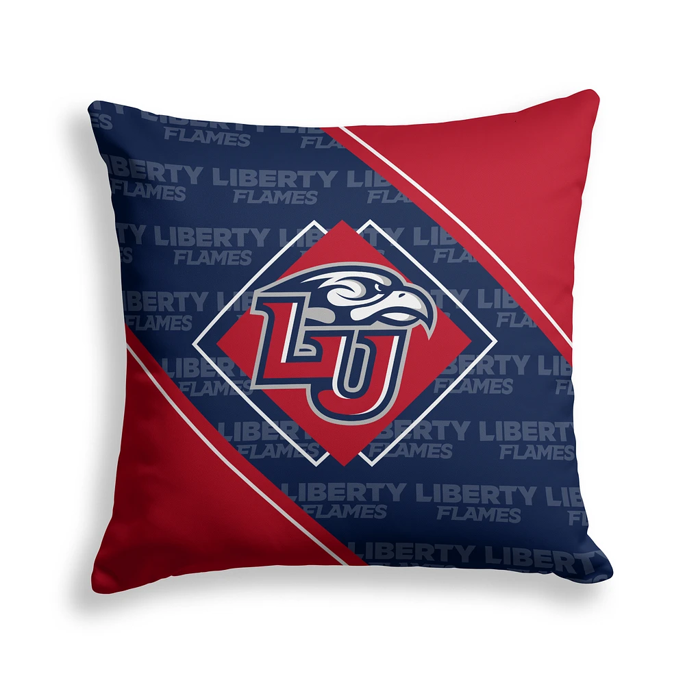 Pegasus Liberty Flames 18" x 18" Diamond Boxed Decor Pillow