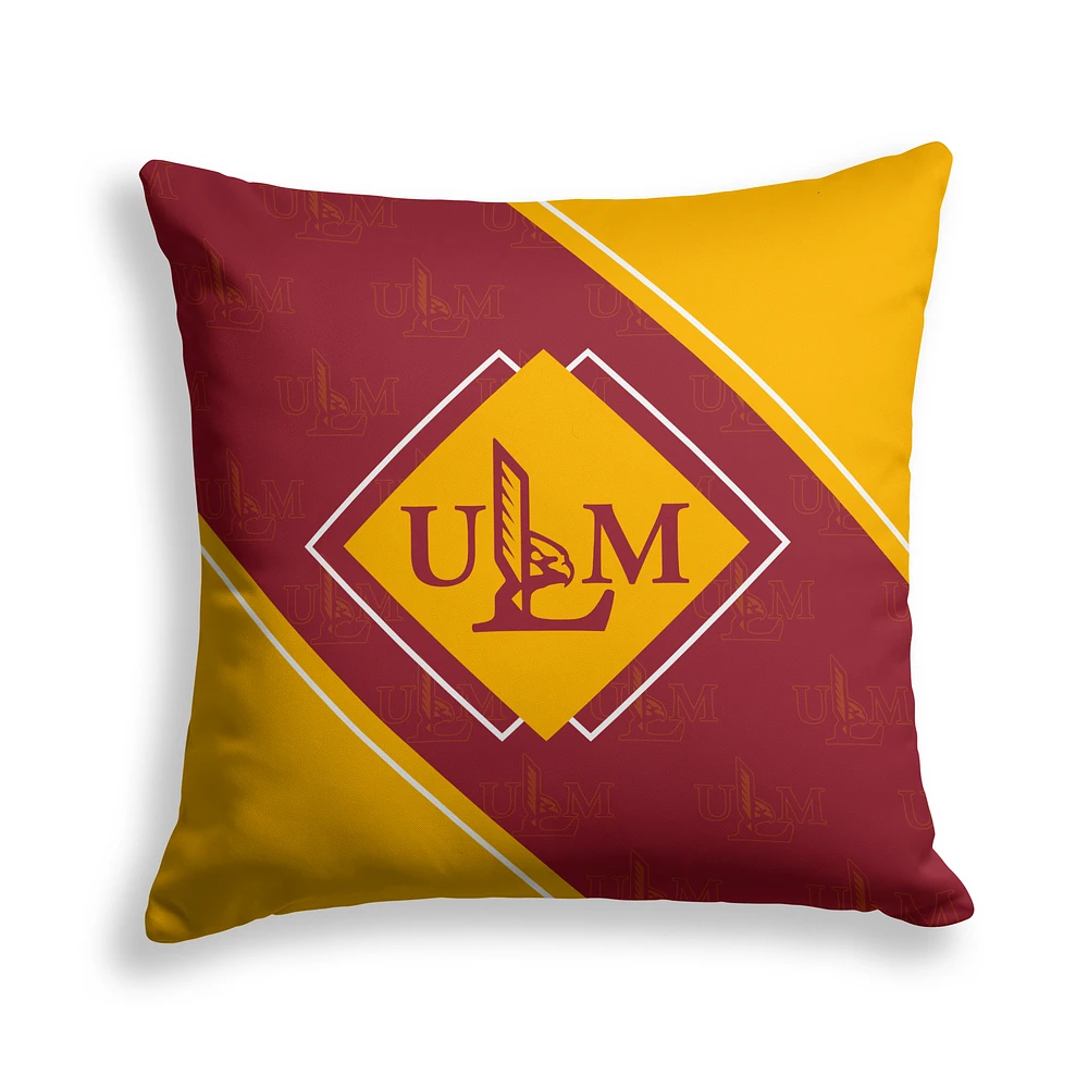 Pegasus ULM Warhawks 18" x 18" Diamond Boxed Decor Pillow