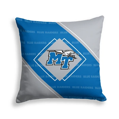Pegasus MTSU Blue Raiders 18" x 18" Diamond Boxed Decor Pillow