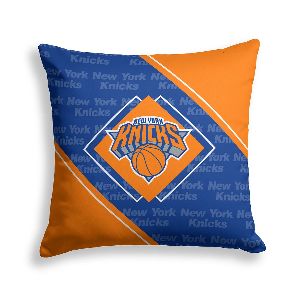 Pegasus New York Knicks 18" x 18" Diamond Boxed Decor Pillow