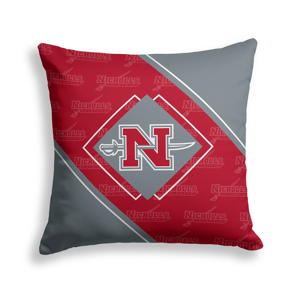 Pegasus Nicholls State Colonels 18" x 18" Diamond Boxed Decor Pillow