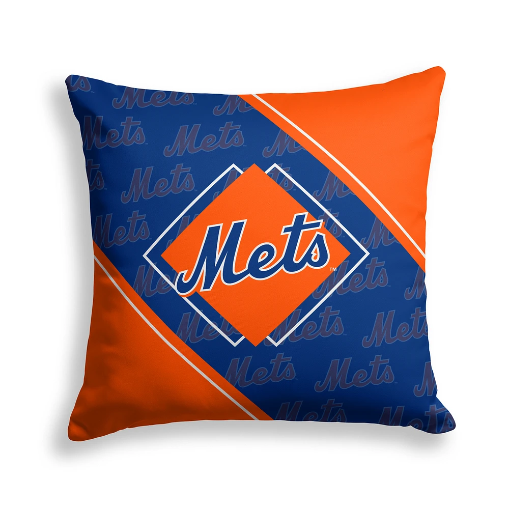 Pegasus New York Mets 18" x 18" Diamond Boxed Decor Pillow