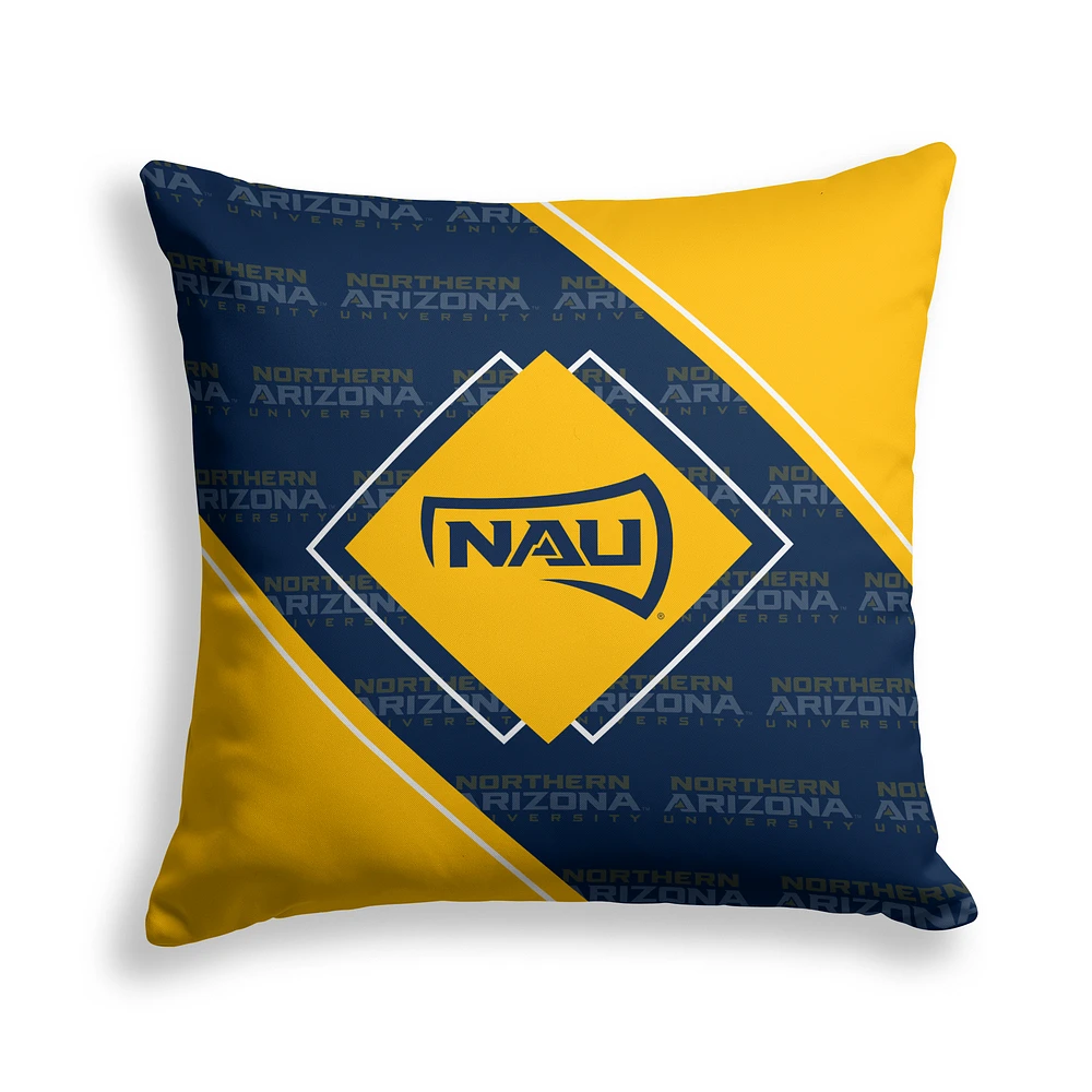 Pegasus Northern Arizona Lumberjacks 18" x 18" Diamond Boxed Decor Pillow