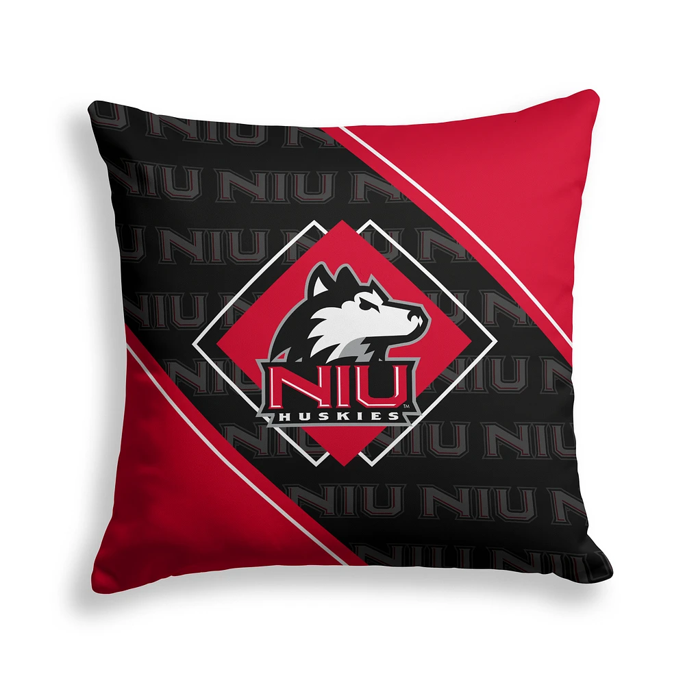 Pegasus Northern Illinois Huskies 18" x 18" Diamond Boxed Decor Pillow