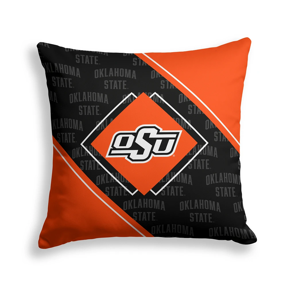 Pegasus Oklahoma State Cowboys 18" x 18" Diamond Boxed Decor Pillow