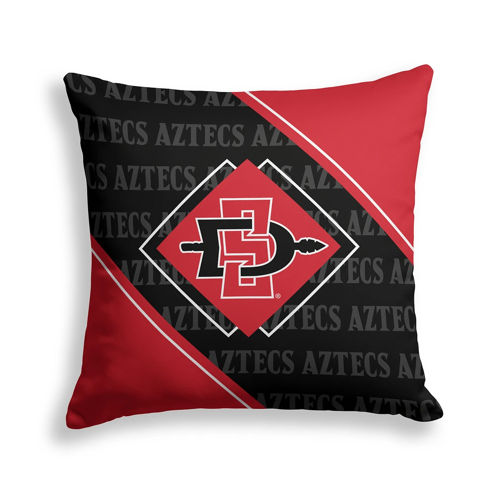 Pegasus San Diego State Aztecs 18" x 18" Diamond Boxed Decor Pillow