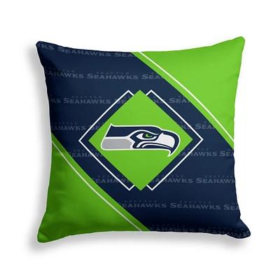 Pegasus Seattle Seahawks 18" x 18" Diamond Boxed Decor Pillow