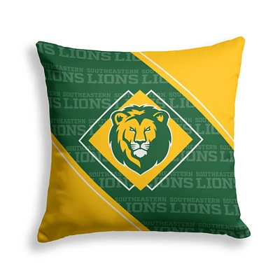 Pegasus Southeastern Louisiana Lions 18" x 18" Diamond Boxed Decor Pillow