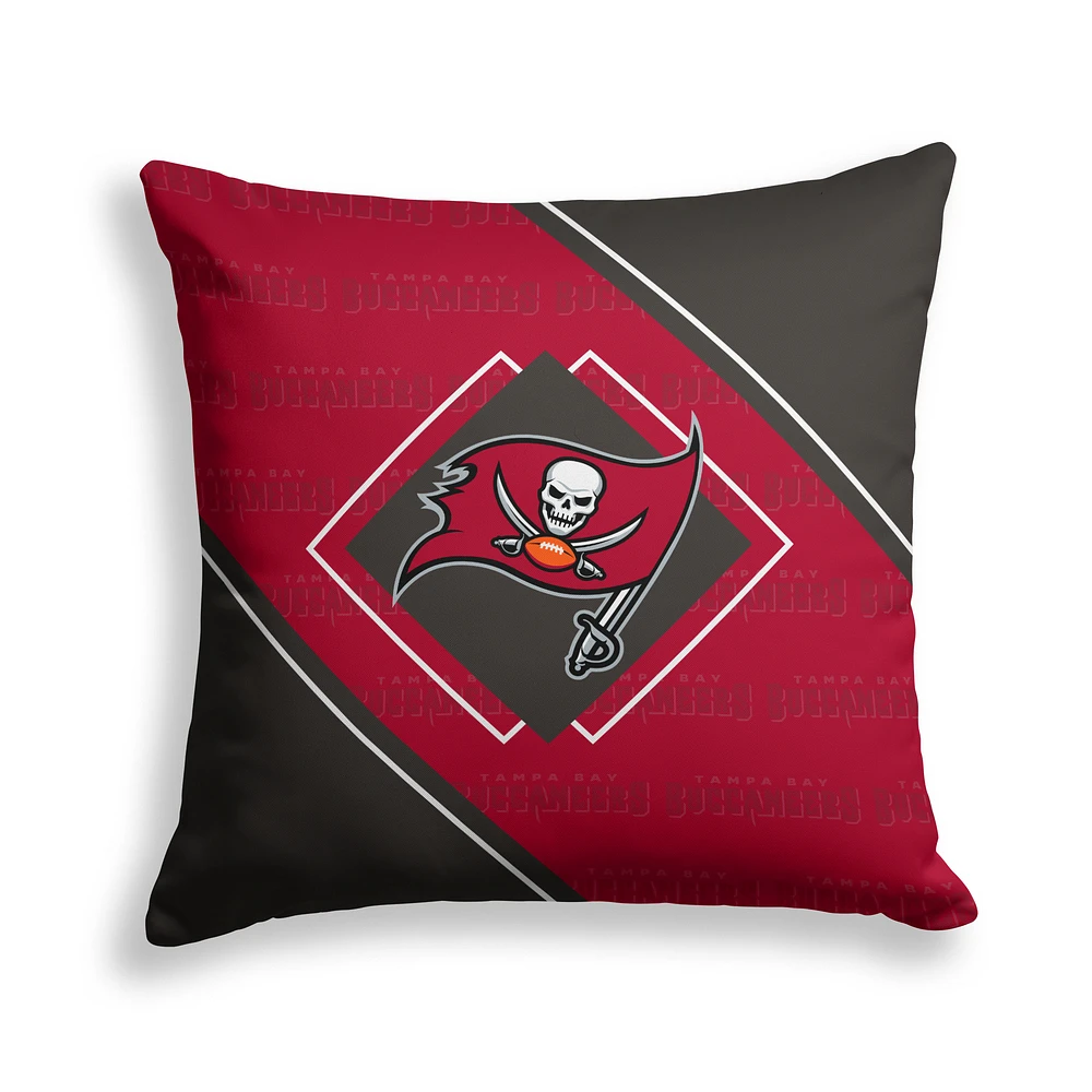 Pegasus Tampa Bay Buccaneers 18" x 18" Diamond Boxed Decor Pillow