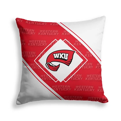 Pegasus Western Kentucky Hilltoppers 18" x 18" Diamond Boxed Decor Pillow