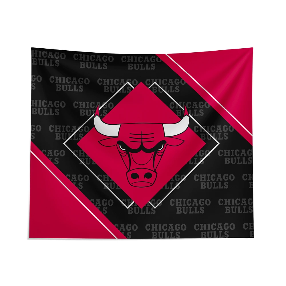 Pegasus Chicago Bulls 51" x 60" Diamond Boxed Wall Tapestry