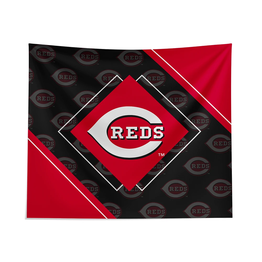 Pegasus Cincinnati Reds 51" x 60" Diamond Boxed Wall Tapestry