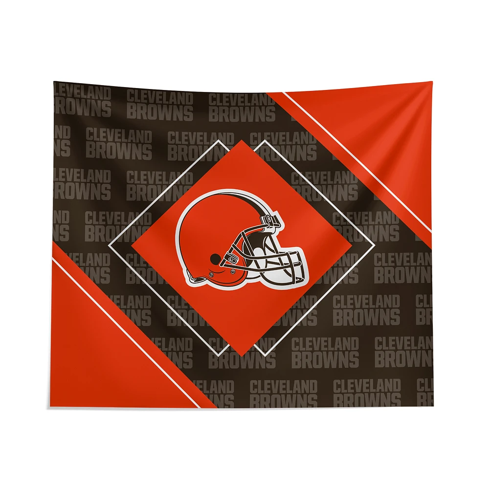 Pegasus Cleveland Browns 51" x 60" Diamond Boxed Wall Tapestry