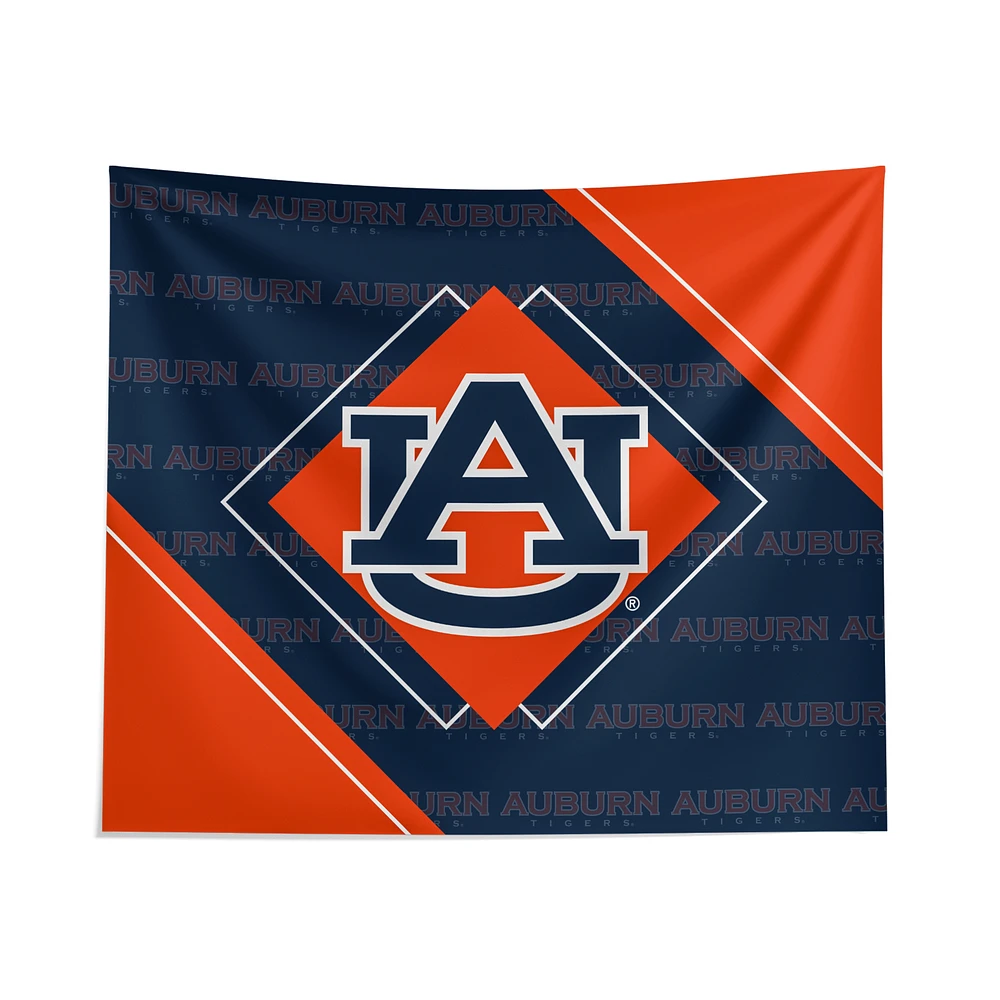 Pegasus Auburn Tigers 51" x 60" Diamond Boxed Wall Tapestry