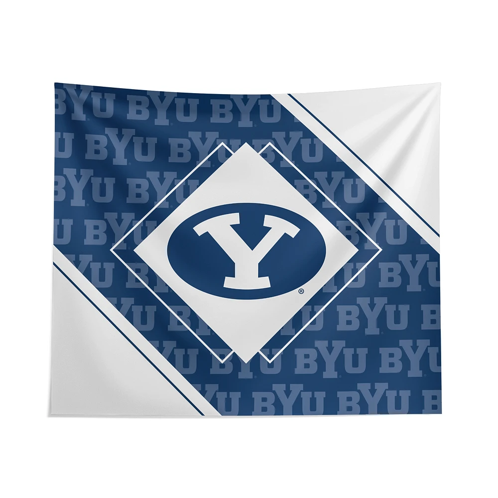 Pegasus BYU Cougars 51" x 60" Diamond Boxed Wall Tapestry
