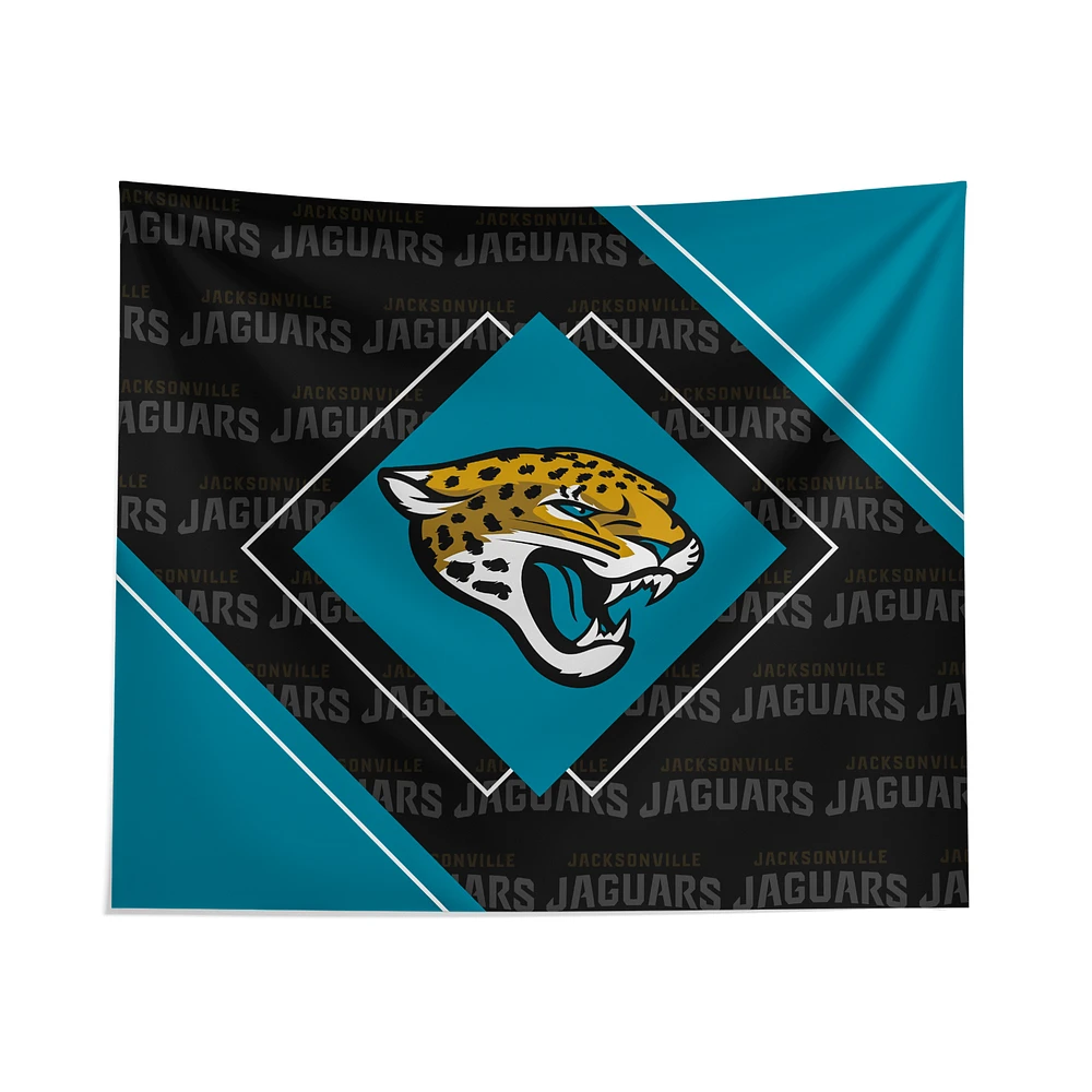 Pegasus Jacksonville Jaguars 51" x 60" Diamond Boxed Wall Tapestry
