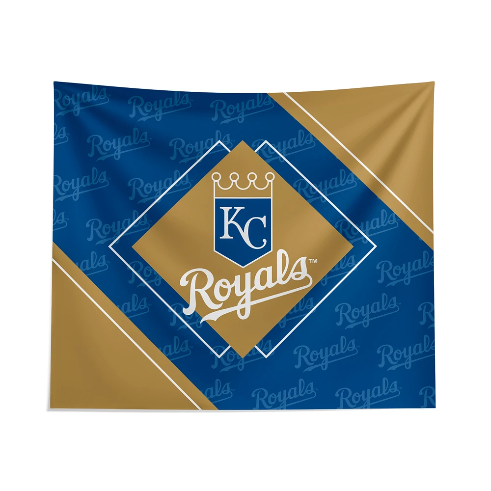 Pegasus Kansas City Royals 51" x 60" Diamond Boxed Wall Tapestry