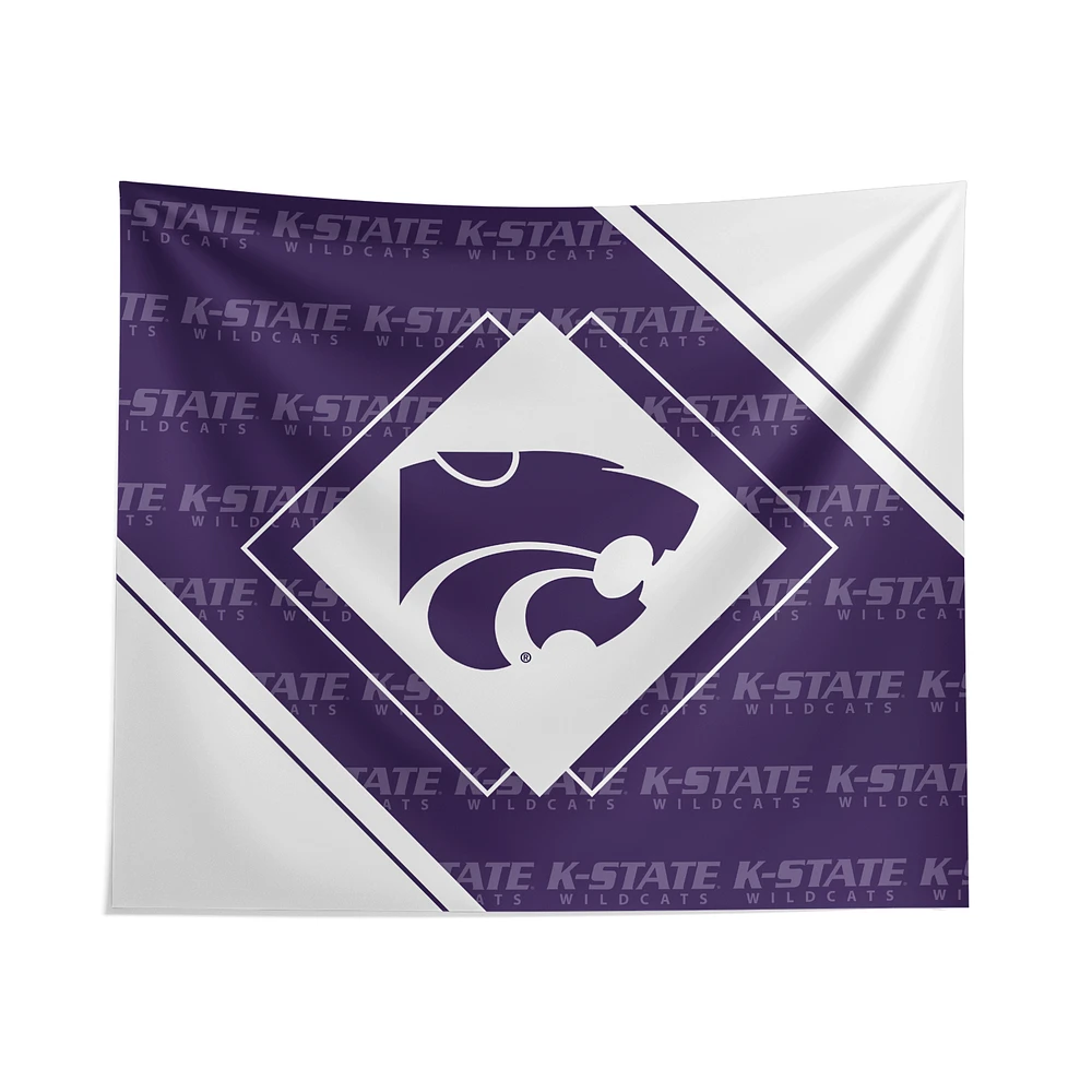 Pegasus Kansas State Wildcats 51" x 60" Diamond Boxed Wall Tapestry