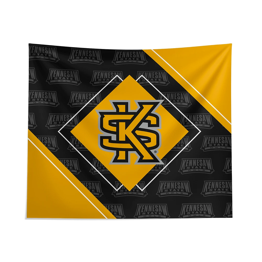 Pegasus Kennesaw State Owls 51" x 60" Diamond Boxed Wall Tapestry