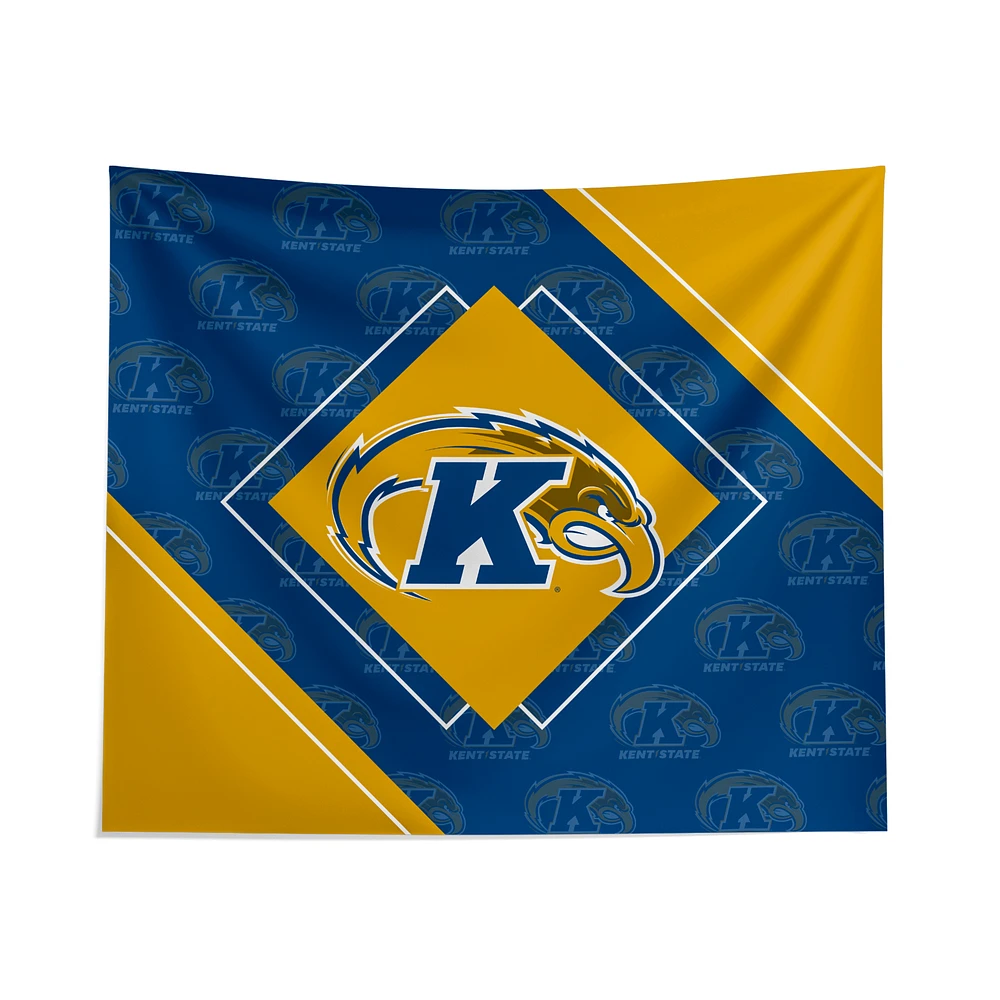 Pegasus Kent State Golden Flashes 51" x 60" Diamond Boxed Wall Tapestry