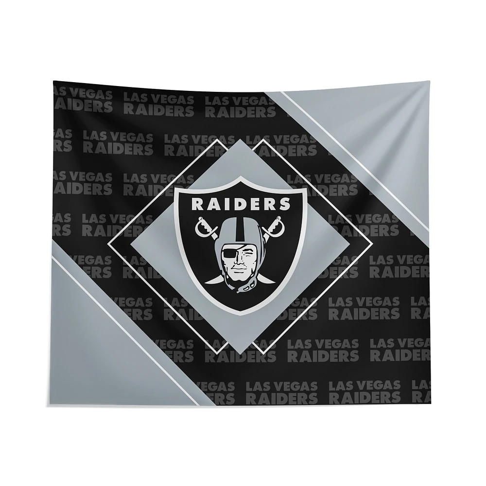 Pegasus Las Vegas Raiders 51" x 60" Diamond Boxed Wall Tapestry