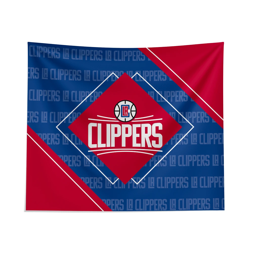 Pegasus LA Clippers 51" x 60" Diamond Boxed Wall Tapestry