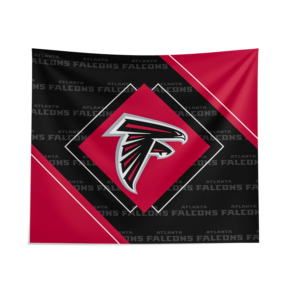 Pegasus Atlanta Falcons 51" x 60" Diamond Boxed Wall Tapestry