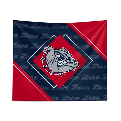 Pegasus Gonzaga Bulldogs 51" x 60" Diamond Boxed Wall Tapestry