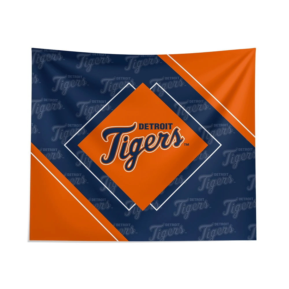 Pegasus Detroit Tigers 51" x 60" Diamond Boxed Wall Tapestry
