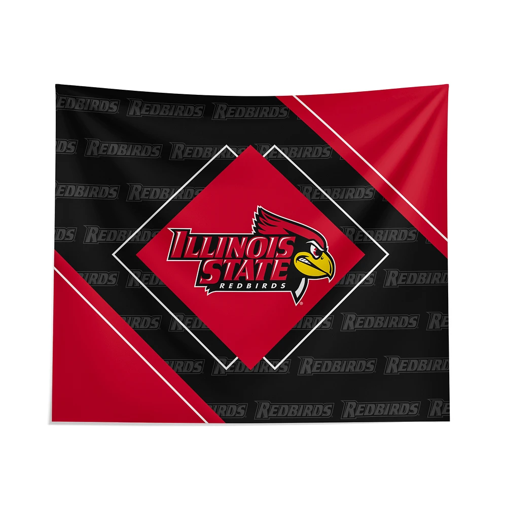 Pegasus Illinois State Redbirds 51" x 60" Diamond Boxed Wall Tapestry