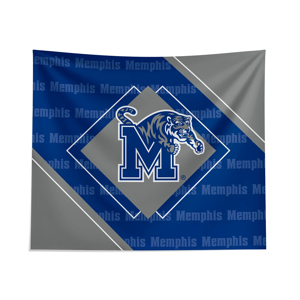 Pegasus Memphis Tigers 51" x 60" Diamond Boxed Wall Tapestry