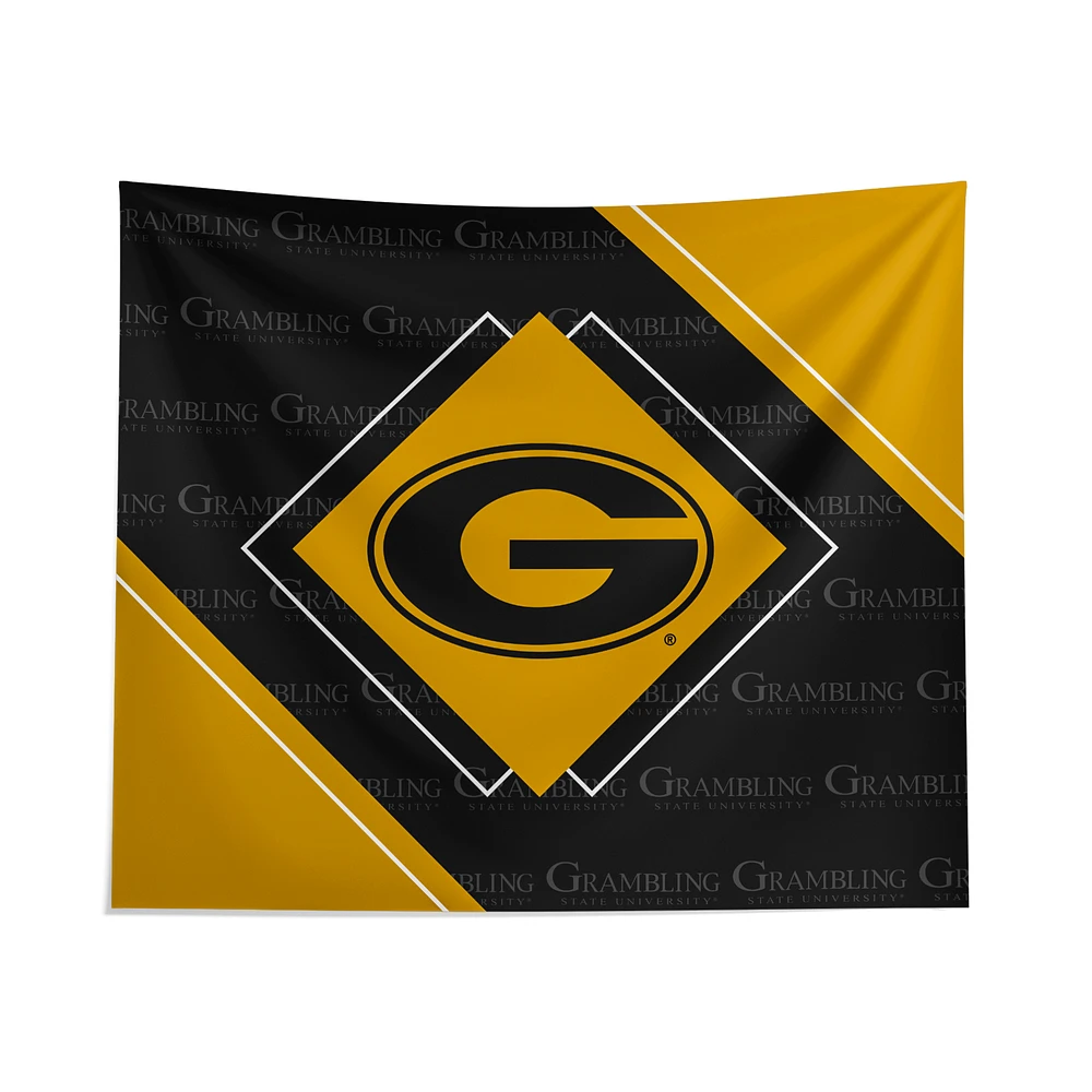 Pegasus Grambling Tigers 51" x 60" Diamond Boxed Wall Tapestry