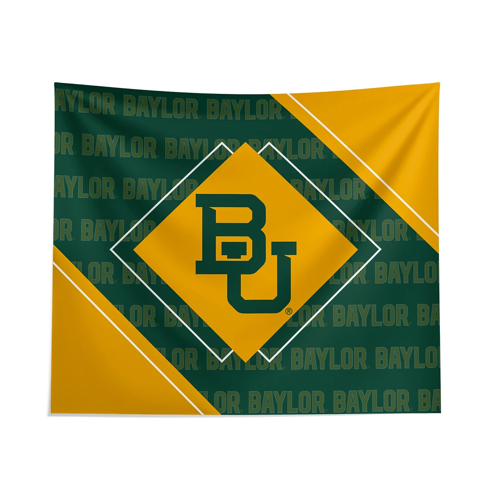 Pegasus Baylor Bears 51" x 60" Diamond Boxed Wall Tapestry