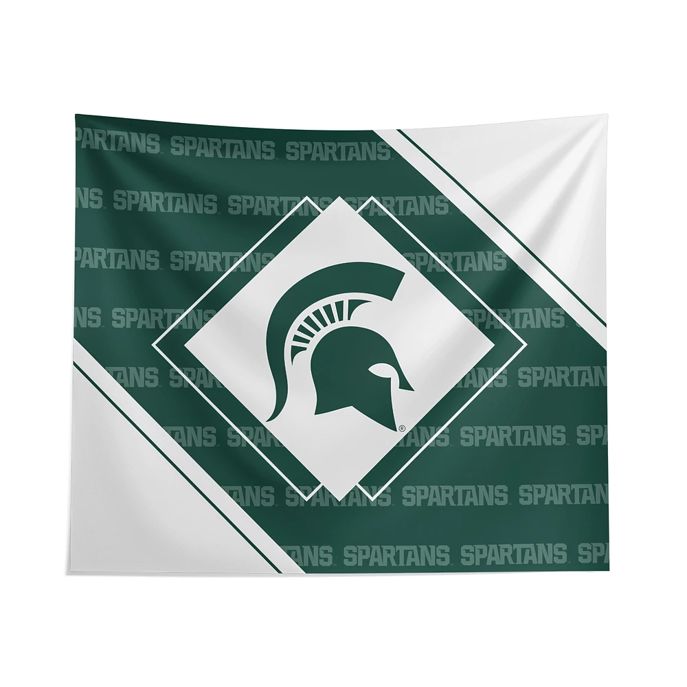 Pegasus Michigan State Spartans 51" x 60" Diamond Boxed Wall Tapestry