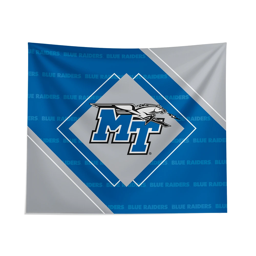 Pegasus MTSU Blue Raiders 51" x 60" Diamond Boxed Wall Tapestry