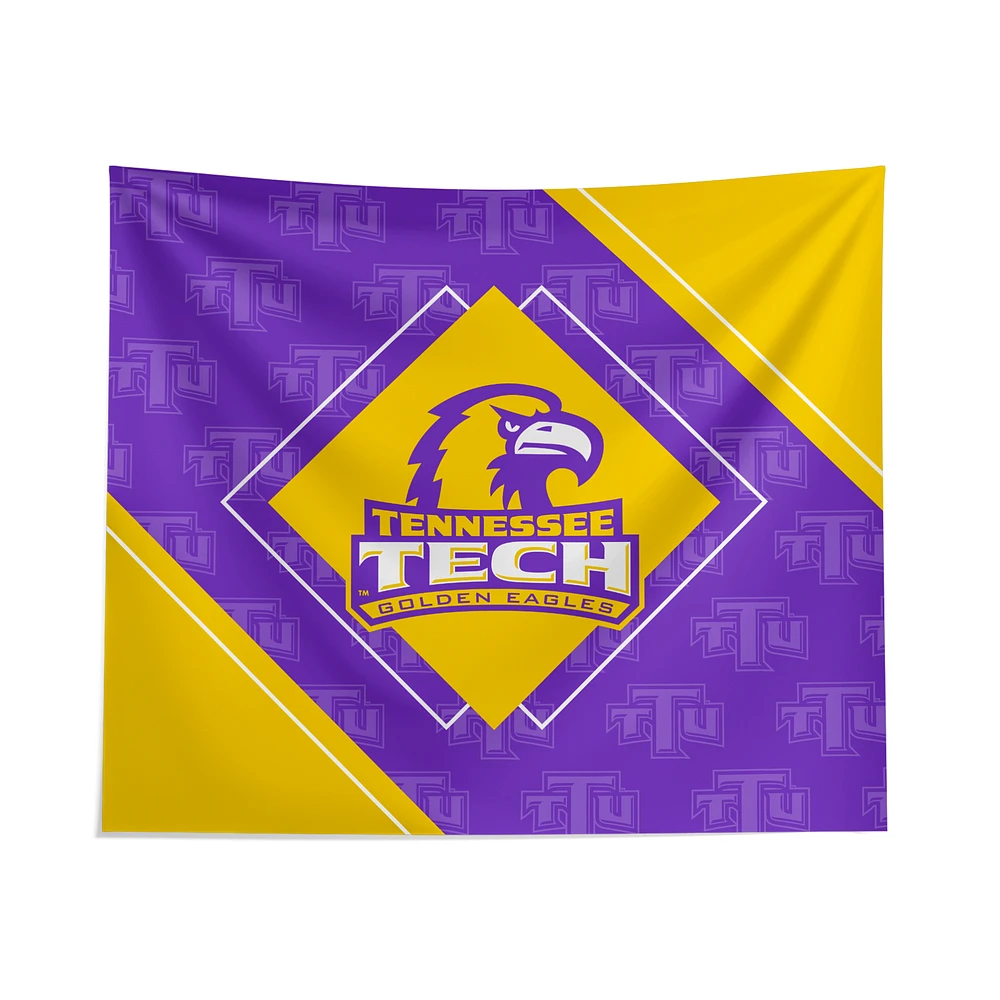Pegasus Tennessee Tech Golden Eagles 51" x 60" Diamond Boxed Wall Tapestry