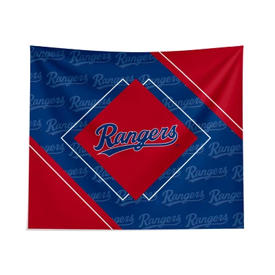 Pegasus Texas Rangers 51" x 60" Diamond Boxed Wall Tapestry