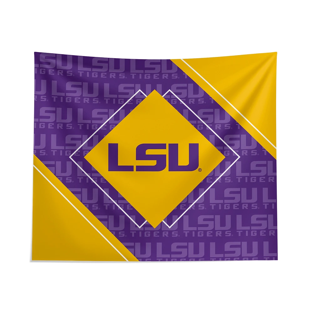 Pegasus LSU Tigers 51" x 60" Diamond Boxed Wall Tapestry