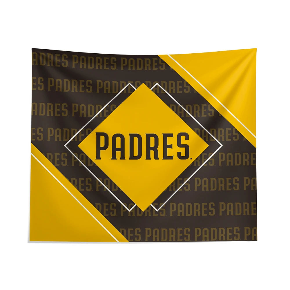 Pegasus San Diego Padres 51" x 60" Diamond Boxed Wall Tapestry