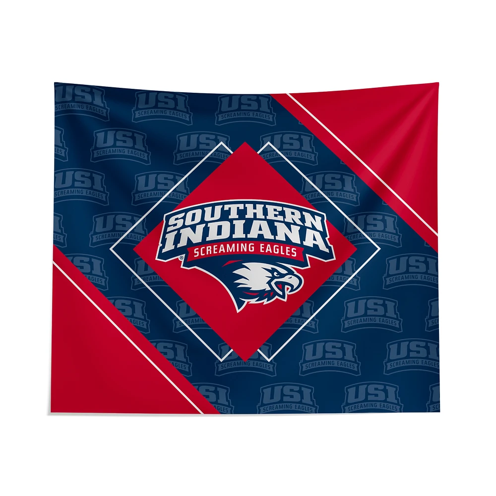 Pegasus Southern Indiana Screaming Eagles 51" x 60" Diamond Boxed Wall Tapestry