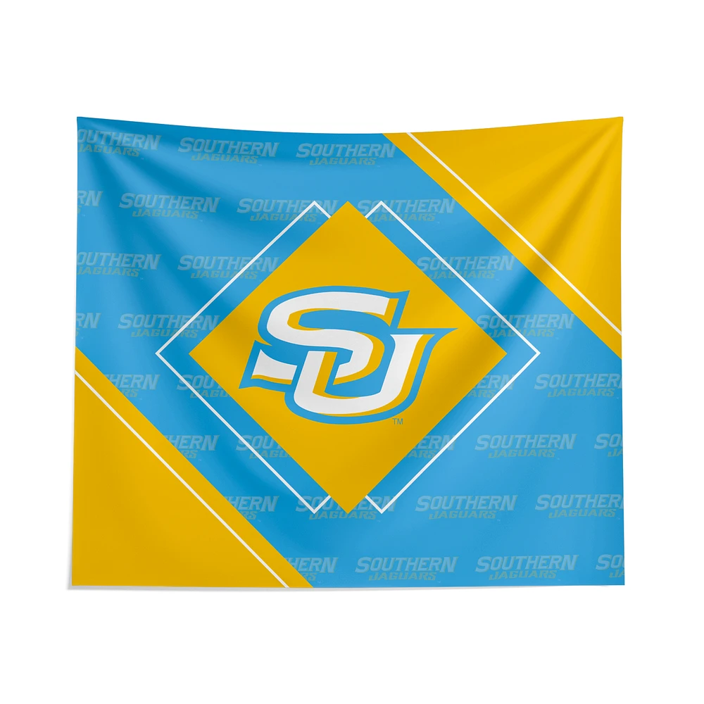 Pegasus Southern University Jaguars 51" x 60" Diamond Boxed Wall Tapestry