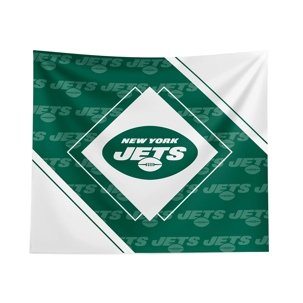 Pegasus New York Jets 51" x 60" Diamond Boxed Wall Tapestry