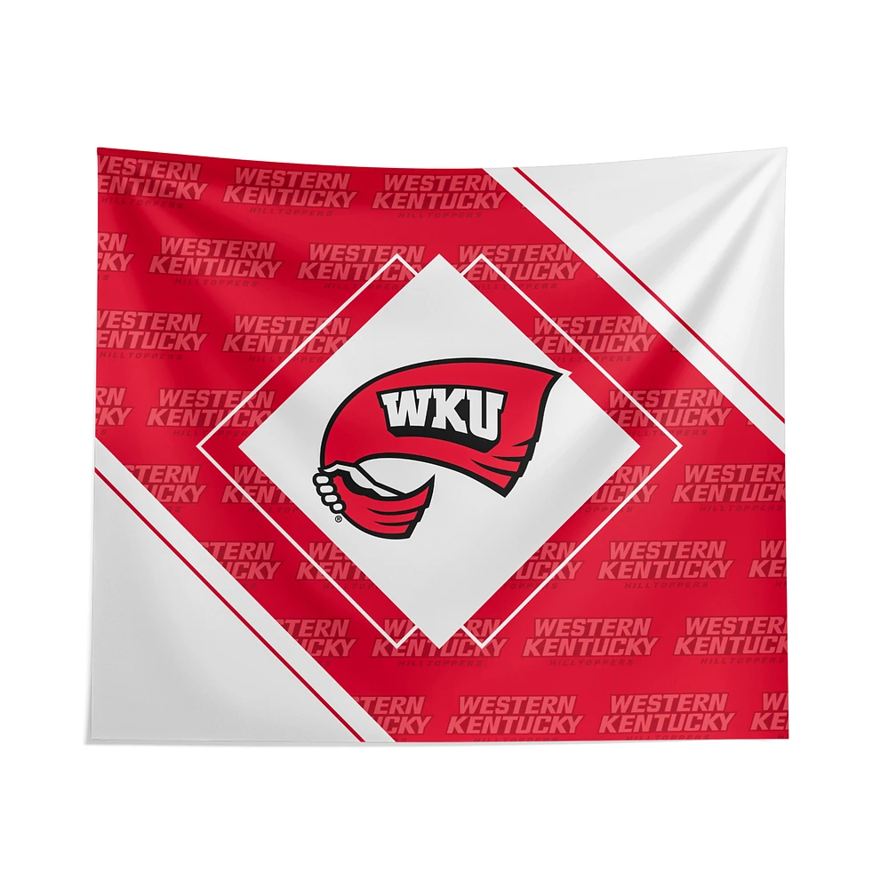 Pegasus Western Kentucky Hilltoppers 51" x 60" Diamond Boxed Wall Tapestry